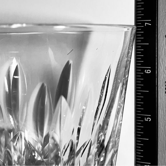WATERFORD Lismore Water Glass / FINE IRISH CRYSTAL / All Hand Cut / SIGNED - Picture 10 of 11